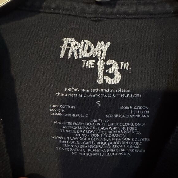Friday The 13TH S T-Shirt Jason Voorhees Mask Horror Movie Graphic Tee Slasher - Picture 3 of 6